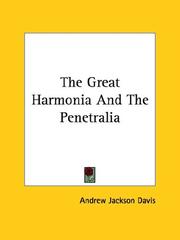 Cover of: The Great Harmonia And The Penetralia