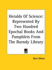 Cover of: Heralds of Science by Bern Dibner