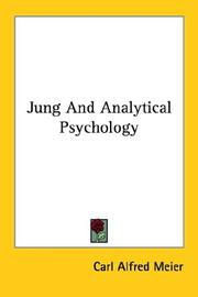 Cover of: Jung And Analytical Psychology