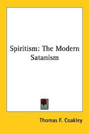 Cover of: Spiritism: The Modern Satanism