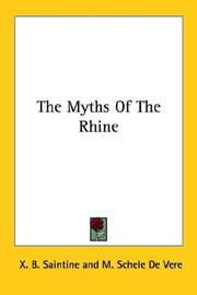 Cover of: The Myths of the Rhine by Joseph Xavier Boniface Saintine