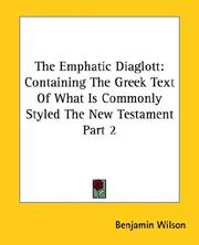 Cover of: The Emphatic Diaglott: Containing the Gr