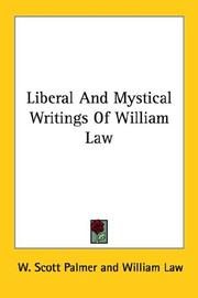 Cover of: Liberal And Mystical Writings Of William Law