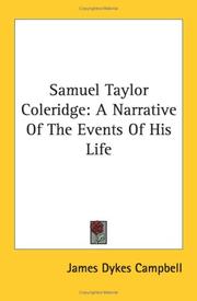 Samuel Taylor Coleridge by James Dykes Campbell