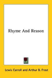 Cover of: Rhyme And Reason by Lewis Carroll, Lewis Carroll