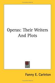 Cover of: Operas | Fanny E. Carleton