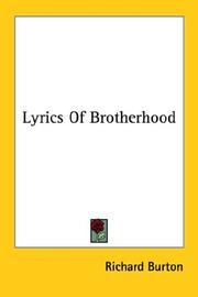 Cover of: Lyrics Of Brotherhood