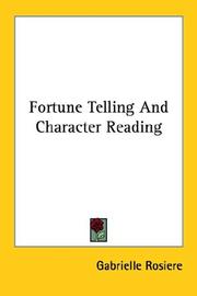 Cover of: Fortune Telling And Character Reading