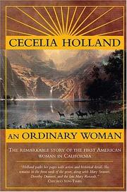 Cover of: An Ordinary Woman by Cecelia Holland
