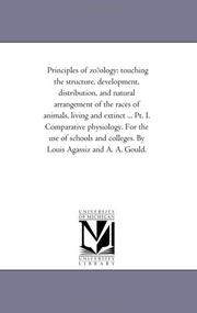 Cover of: Principles of zo?ology by Michigan Historical Reprint Series