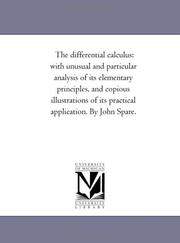 Cover of: The differential calculus | Michigan Historical Reprint Series
