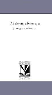 Cover of: Ad clerum by Michigan Historical Reprint Series