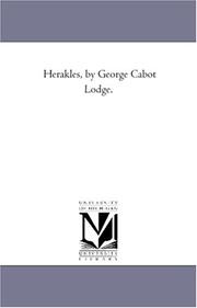 Cover of: Herakles, by George Cabot Lodge. | Michigan Historical Reprint Series