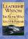 Cover of: Leadership Wisdom from the Monk Who Sold His Ferrari