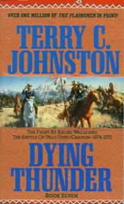 Cover of: Dying Thunder | Terry C. Johnston