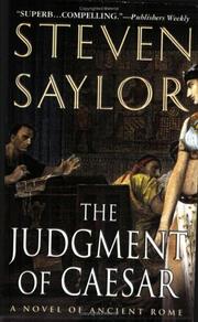 Cover of: The Judgment of Caesar by Steven Saylor, Steven Saylor