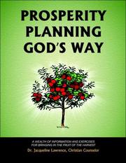 Cover of: Prosperity Planning God's Way by Jacqueline Lawrence