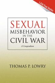 Cover of: Sexual Misbehavior in the Civil War