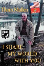 Cover of: I Share My World with You