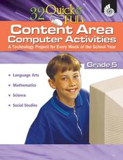 Cover of: 32 Quick & Fun Content Area Computer Activities Gr. 5 (32 Quick & Fun Content Area Computer Activities) (32 Quick & Fun Content Area Computer Activities)