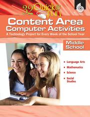 Cover of: 32 Quick & Fun Content Area Computer Activities: Middle School (32 Quick & Fun Content Area Computer Activities) (32 Quick & Fun Content Area Computer Activities)