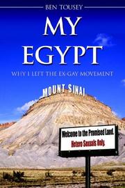 Cover of: MY EGYPT | Ben Tousey