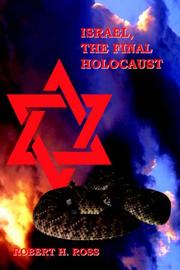 Cover of: Israel, The Final Holocaust