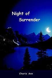 Cover of: Night of Surrender by Cherie Ann