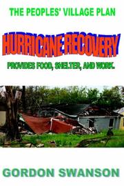Cover of: Hurricane Recovery: The Peoples' Village Plan