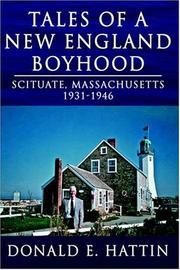 Cover of: Tales of a New England Boyhood: Scituate, Massachusetts 1931-1946