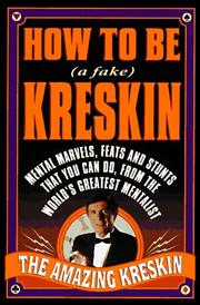 Cover of: How to be a fake Kreskin