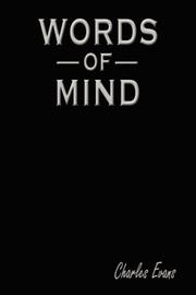 Cover of: Words of Mind