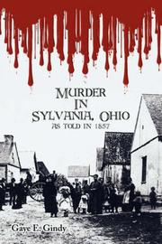 Cover of: Murder In Sylvania, Ohio: As told in 1857