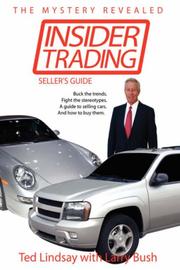 Cover of: Insider Trading: Buck the trends. Fight the stereotypes. A guide to selling cars. And how to buy them.