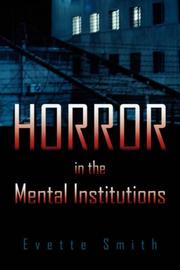 Cover of: Horror in the Mental Institutions