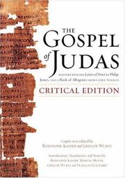 Cover of: The Gospel of Judas, Critical Edition by Rodolphe Kasser, Gregor Wurst