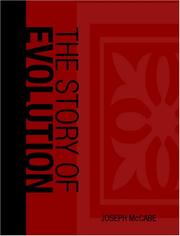 Cover of: The Story of Evolution (Large Print Edition) by Joseph McCabe