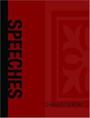 The speeches of Charles Dickens