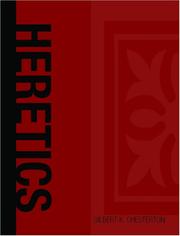 Cover of: Heretics (Large Print Edition) by Gilbert Keith Chesterton