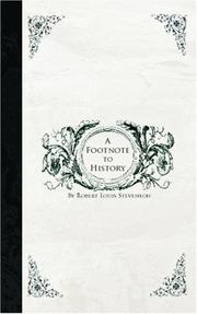 Cover of: A Footnote to History by Robert Louis Stevenson