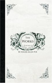 Cover of: The Works of Edgar Allen Poe, Volume 4 by Edgar Allan Poe