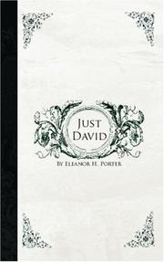 Cover of: Just David by Eleanor Hodgman Porter