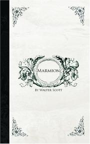 Cover of: Marmion by Sir Walter Scott