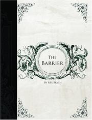 Cover of: The Barrier  (Large Print Edition) by Rex Ellingwood Beach