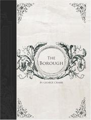 Cover of: The Borough (Large Print Edition) by George Crabbe