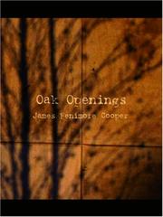 Cover of: Oak Openings (Large Print Edition) by James Fenimore Cooper