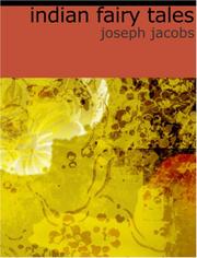 Cover of: Indian Fairy Tales  (Large Print Edition) by Joseph Jacobs