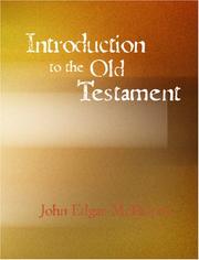Cover of: Introduction to the Old Testament (Large Print Edition) | John Edgar McFadyen