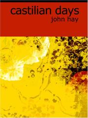 Cover of: Castilian Days (Large Print Edition) by John Hay