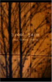 Cover of: Brook Farm by John Thomas Codman, John Thomas Codman